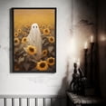 thumbnail image 2 of Ghost In The Sunflower Field Poster Print,Gothic Art Poster, Art Poster Print, Haunting Ghost, Halloween Decor,Field Art Poster, 2 of 7
