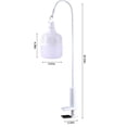 thumbnail image 3 of Ma Commande! Outils Électriques Extérieurs Stand de Marché Ampoule Rechargeable Usb Éclairage Extérieur Portable avec Support - Mode 5 Vitesses, Éclairage Rechargeable Multifonctionnel, Adapté pour Garages/nuit, 3 of 9