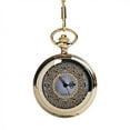 thumbnail image 4 of Personalized Pattern Steampunk Vintage Quartz Roman Numerals Pocket Watch, 4 of 9