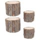 thumbnail image 3 of 4pcs Bark Succulent Pots Multi-purpose Wooden Flower Pot Balcony Succulent Plant Pot, 3 of 3