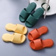 thumbnail image 4 of Bathroom Slippers Solid Color: Simple Thick Sole Household Sandals Shower Slides, 4 of 7