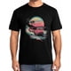 thumbnail image 1 of Camisetas de manga corta con estampado de coches y atardeceres de verano para hombre, camisetas de cuello redondo con palmeras tropicales para hombre., 1 of 8