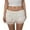 White, variant on Bermuda Shorts for Women Lace Mini Skirt Low Rise Micro Skirt Asymmetrical Ruffle Hem Flared Lingerie Pettipants Trendy Casual Shorts S-L