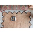 thumbnail image 3 of Chouhan Rugs Natural Jute Dark Grey Scalloped Rug Bohemian Rug Decor Rug Handwoven Rug Custom Rug Decorative Rug, 3 of 6