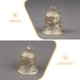 thumbnail image 5 of PAMINGONO Mini Bell for Crafts 1Pack Golden Brass with Embossment Bell Decor for Keychain, 5 of 8