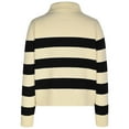 thumbnail image 6 of Women's Striped Sweaters Contrast Knitted Loose V-Neck Casual Long Sleeve, 6 of 7