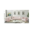 thumbnail image 5 of Meridian Furniture Ravish Pink Velvet Sofa, 5 of 17