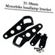 thumbnail image 2 of Universal 31mm-38mm Soporte de montaje de faro Horquilla Oreja Motocicleta Negro Abanopi Soportes de montaje, 2 of 6