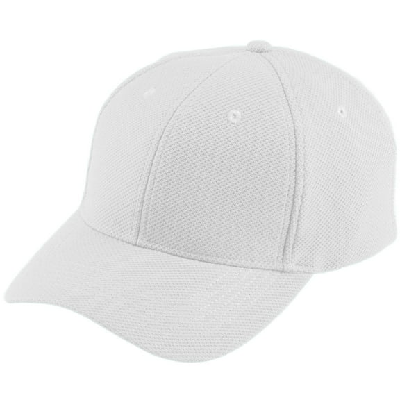 Augusta Sportswear Boy's Adjustable Wicking Mesh Cap, White, One Size
