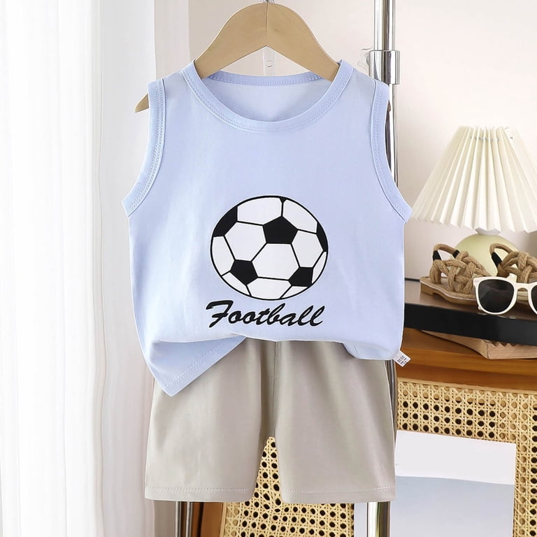Povozer Baby Boy Summer Outfit Striped T-shirt Toddler Boy Summer