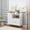 White, variant on TROPOW 40" Kitchen Microwave Cabinet with Storage and Drawer, Modern Wooden Kitchen Buffet Sideboard Storage Cabinet, Coffee Bar, Floor Sideboard Buffet for Living Room, Dining Room, Bathroom