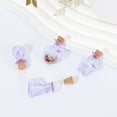 thumbnail image 4 of Uxcell 10 Pcs Mini Botellas de Vidrio Colgantes, 0.01oz/0.5ml Frascos Pequeños en Forma de Corazón con Tapones de Corcho Botellas de Deseos para Manualidades de Fiesta Decoraciones de Boda, Púrpura, 4 of 6