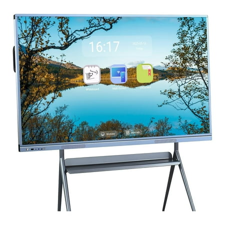 BELNET Touch Screen Interactive Smart Whiteboard, 55 Inch Digital Electronic All-In-One Smartboard, 4K Monitor Touchscreen for Presentation and Player for Advertisin