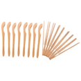 thumbnail image 1 of Pinzas para tostadora de bambú de 16 piezas, pinzas de cocina de madera reutilizables de 7 pulgadas, utensilio de cocina para queso, tocino, M, 1 of 3
