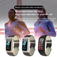 thumbnail image 4 of Inteprter inteligente AK12 Pantalla a color de cardíaco recargable Reloj inteligente IP67 Reloj deportivo resistente al Relojes inteligentes Negro cinturón, 4 of 6