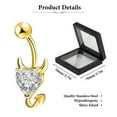 thumbnail image 2 of MesaSe 16G Belly Button Ring Candy Navel Rings Surgical Steel Piercing Jewelry, 2 of 7