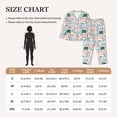 thumbnail image 5 of Uemuo Back To School Pattern Womens Pajama Sets,PJ Set for Women,Pajamas for Women Logo,Long Sleeve Pajama Set for Women,Soft Long Sleeve Top With Pants-Medium, 5 of 9