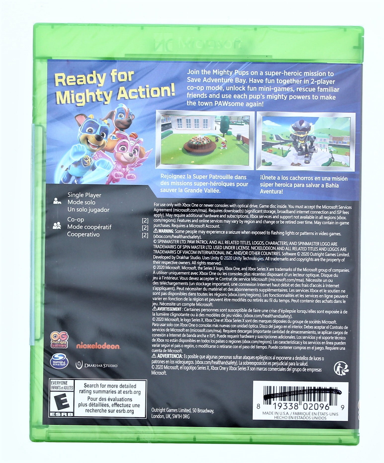 Paw Patrol Mighty Pups Save Adventure Bay, Xbox One