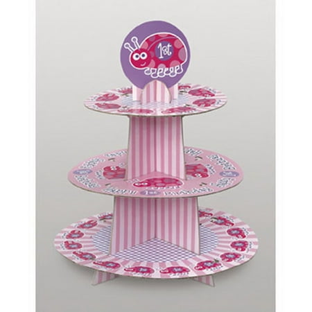 Ladybug 1st Birthday Cupcake Tree (holds 24)