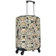 thumbnail image 2 of Dog Bones Paw Protective Luggage Cover â\u201c TSA Approved Suitcase Protector, Personalized Design for Easy Identification, 2 of 6