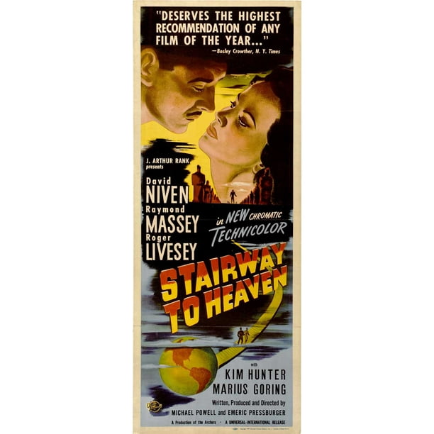 A Matter Of Life And Death Movie Poster Insert Style A 14 X 36 1946 Walmart Com Walmart Com