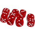 thumbnail image 4 of 10 16mm D6 Polyhedral Acrylic Dice (Red) for DND Dice RPG MTG Tabletop Game, 4 of 4