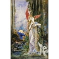 thumbnail image 2 of Moreau, Gustave 17x24 White Modern Wood Framed Museum Art Print Titled - Inspiration, 2 of 4
