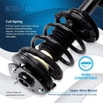 thumbnail image 3 of Detroit Axle - Front Struts for Chevy Malibu Pontiac Grand Prix Alero Classic Complete 2 Struts w/Coil Spring Assembly Replacement Ready Struts, 3 of 7