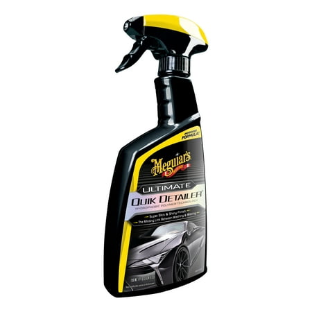 Meguiar's Ultimate Quik Detailer - Light Paint Cleaning and Enhanced Gloss Between Washes, G201024, 24 oz, Spray