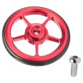 thumbnail image 4 of Bicicleta de Aleación 6cm Rueda Plegable de Bicicleta Plegable para Modificado - rojo Sunnimix Ruedas fáciles de bicicleta plegable, 4 of 8