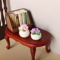 thumbnail image 3 of Kripyery Dollhouse Flower Realistic High Reduction Clay 1:12 Mini Flower Potted Plant Model Play House Toy Home Decor, 3 of 8