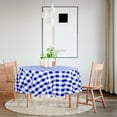 thumbnail image 4 of Striped Square Tablecloth Beige - Stainproof, Spillproof and Waterproof Washable Polyester Fabric 4 ft Table Cloth for Outdoor Picnic and Banquet, 54 x 54 Inch, 4 of 15