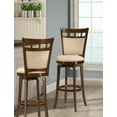 thumbnail image 4 of Hillsdale Furniture Jefferson Wood Bar Height Swivel Stool, Brown Cherry, 4 of 4