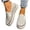 Silver, variant on Womens Rhinestone Thick Sole Loafers Glitter Fashion Slip-On Sparkle Bling Sequin Sneakers Casual Walking Flat Shoes Silver 6