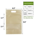 thumbnail image 2 of Muka 500 Pcs Heat Sealable Stand Up Pouch Bags w/ Matte Window, 6.2"W x 9.6"H x 2.4"D, 7 mil, 2 of 7