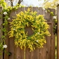thumbnail image 4 of SouMaox Artificial Wreath, Artificial Floral Arrangement, Purple Yellow Decor, Door Wall Hanging, for Living Room Garden, 4 of 8