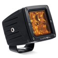 thumbnail image 2 of Lumen OR994-AC - 3" Cube 4D Optic 20W Amber Combo Beam LED Pod Lights, 2 of 3
