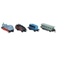 thumbnail image 3 of XYCCA Classical Alloy Plastic Simulated Steam Train Pull back Model Kid Child Toy Gift (Blue)-082601, 3 of 5