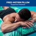 thumbnail image 4 of Pool Float Lounge Aqua Contour Refrigerantes, 18 bolsillos, helechos color verde azulado, 4 of 6