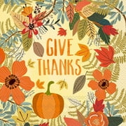 Mia Charro - Give Thanks Floral Lunch Napkin