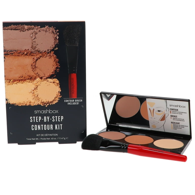 スマッシュボックス ステップ バイ ステップ コントゥール ライト / ミディアム ( LIGHT/MEDIUM ) SMASH BOX STEP-BY-STEP CONTOUR KIT Smashbox Step By Step Contour Kit with Brush, Light-Medium