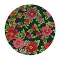 thumbnail image 2 of PIKWEEK Round Tablecloth Small-Scale Flowers Round Fitted Tablecloth with Elastic Edge, Waterproof Oil Proof Table Cloth Wipe Clean Table Cover for Indoor and Outdoor, 2 of 7