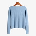 thumbnail image 4 of Baberdicy Cardigan Sweaters for Women, Women's Autumn And Winter Long Sleeve V Neck Soft Knit Solid Color Cardigan V Neck Cardigan Sweaters for Women One Size, 4 of 4
