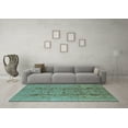 thumbnail image 3 of Ahgly Company Indoor Rectangle Oriental Light Blue Traditional Area Rugs, 2' x 4', 3 of 4