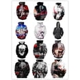 thumbnail image 2 of Halloween 3D impreso Tokyo Ghoul Pullover Hoodie hombres mujeres Cosplay disfraz sudadera Jersey chaquetas Tops054XL Deng Xun unisex, 2 of 2