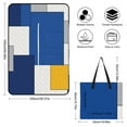 thumbnail image 2 of Blue Geometric Waterproof Picnic Blanket with Foldable Zipper, Suitable for Outdoor Use, Suitable for Travel, Camping, Beaches, Parks, Grasslands, Picnic Blanket Accessories, 2 of 8