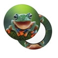 thumbnail image 2 of Balery Tree Frog Fundas de asiento para taburete de bar redondo de tela de terciopelo ajustables que protegen de arañazos y manchas para sillas de 14 a 17 pulgadas.-13 inch, 2 of 7