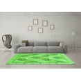 thumbnail image 3 of Ahgly Company Indoor Round Abstract Green Modern Area Rugs, 7' Round, 3 of 4