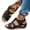 Black, variant on YOUYEDIAN Orthopedic Sandals for Women Arch Support Flat Wedge Sandals Breathable Slip on Non Slip Beach Slippers Beach 2026 Orthopedic Shoes (Gray)