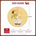 thumbnail image 2 of Salouo Sunflower Gnomes5 Christmas Tree Skirt 48" Farmhouse Christmas Decorations Snowman Xmas Tree Skirt Tree Mat for Holiday Party Decor, 2 of 8